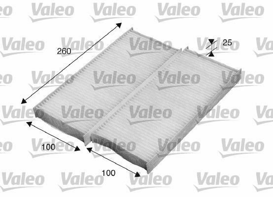 VALEO 715520 Filter, interior air for NISSAN