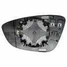 TYC 337-0218-1 Mirror Glass, outside mirror for VW