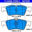 ATE 13.0460-7259.2 Brake Pad Set, disc brake for MERCEDES-BENZ
