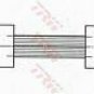 TRW PHA455 Brake Hose for VW