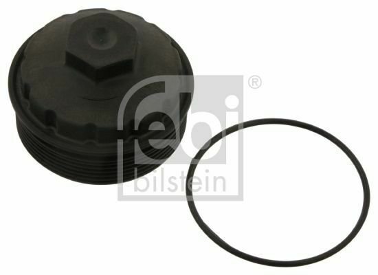 FEBI 39698 Cover, oil filter housing for AUDI, MITSUBISHI, SEAT, SKODA, VW