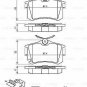 BOSCH 0986494598 Brake Pad Set, disc brake for SEAT, VW