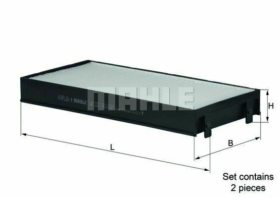 MAHLE LA221/s Filter, interior air for BMW