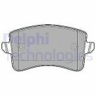 DELPHI LP2106 Brake Pad Set, disc brake for AUDI, DODGE