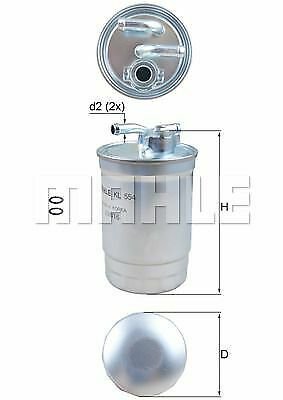 MAHLE KL 554D Fuel filter for AUDI
