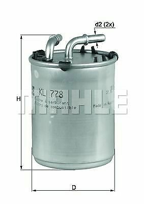 MAHLE KL 778 Fuel filter for AUDI, SEAT, SKODA, VW