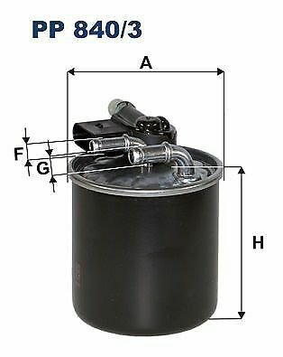 FILTRON PP 840/3 Fuel filter for INFINITI, MERCEDES-BENZ