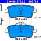 ATE 13.0460-2782.2 Brake Pad Set, disc brake for MERCEDES-BENZ