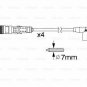 BOSCH 0986356345 Ignition Cable Kit for VW