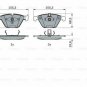 BOSCH 0986494036 Brake Pad Set, disc brake for BMW