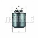 MAHLE KL 313 Fuel filter for CHRYSLER, JEEP, MERCEDES-BENZ, MITSUBISHI, SMART