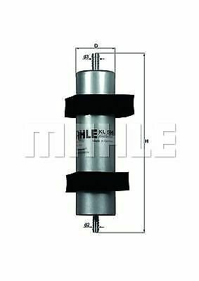 MAHLE KL 596 Fuel filter for AUDI