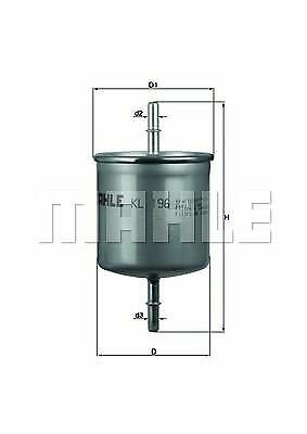 MAHLE KL 196 Fuel filter for VOLVO