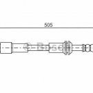BOSCH 1987481675 Brake Hose for MERCEDES-BENZ