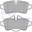 DELPHI LP2022 Brake Pad Set, disc brake for MINI, MITSUBISHI