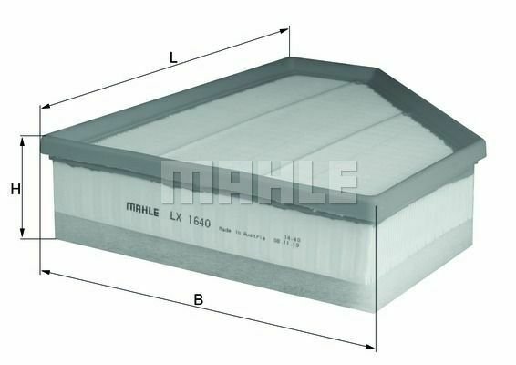 MAHLE LX 1640 Air Filter for ALPINA, BMW
