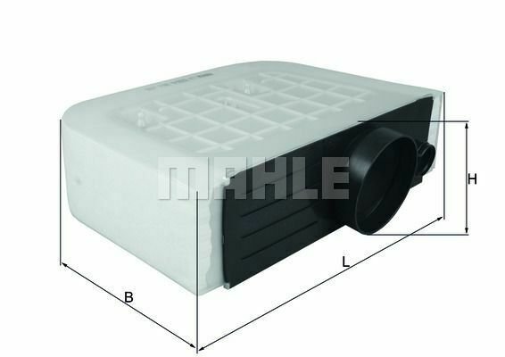 MAHLE LX 3233/6 Air Filter for AUDI, VW