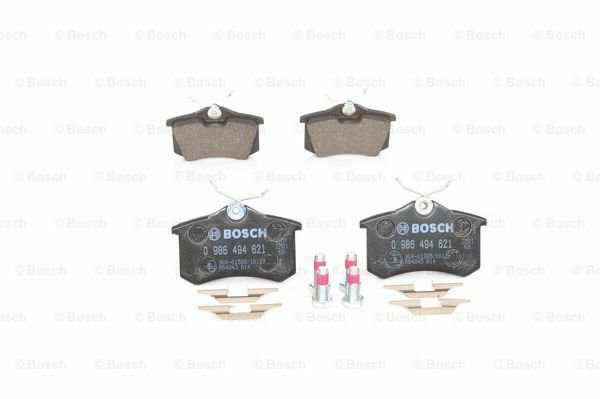 BOSCH 0986494621 Brake Pad Set, disc brake for AUDI, CITRO&Atilde;�N, OPEL, SEAT, VW