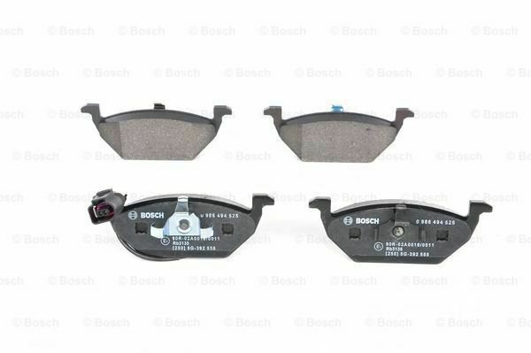 BOSCH 0986494525 Brake Pad Set, disc brake for AUDI, SEAT, SKODA, VW