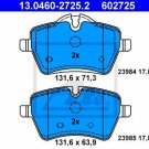 ATE 13.0460-2725.2 Brake Pad Set, disc brake for MINI