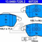 ATE 13.0460-7226.2 Brake Pad Set, disc brake for AUDI
