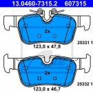 ATE 13.0460-7315.2 Brake Pad Set, disc brake for BMW, MINI