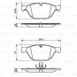 BOSCH 0986494429 Brake Pad Set, disc brake for BMW
