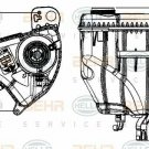 HELLA 8MA376702-184 Expansion Tank, coolant for BMW