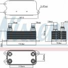 NISSENS 90909 Oil Cooler, automatic transmission for MERCEDES-BENZ