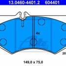 ATE 13.0460-4401.2 Brake Pad Set, disc brake for MERCEDES-BENZ, PUCH