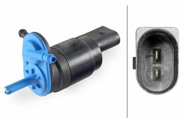 HELLA 8TW006847-021 Water Pump, window cleaning for AUDI, BMW, MERCEDES-BENZ, MI