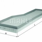 MAHLE LX 582/1 Air Filter for PORSCHE