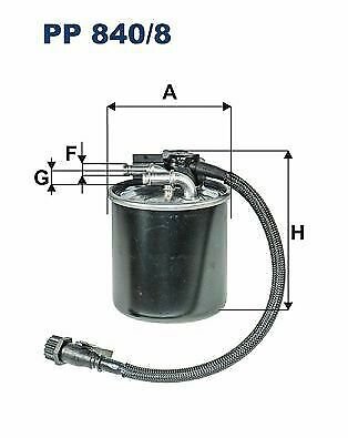 FILTRON PP840/8 Fuel filter for MERCEDES-BENZ