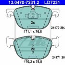 ATE 13.0470-7231.2 Brake Pad Set, disc brake for BMW