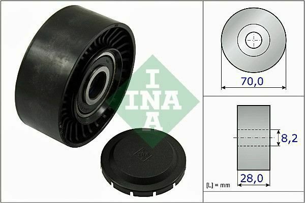 INA 532046810 Deflection/Guide Pulley, v-ribbed belt for AUDI, SEAT, VW