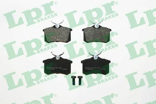 LPR 05P868 Brake Pad Set, disc brake for PEUGEOT