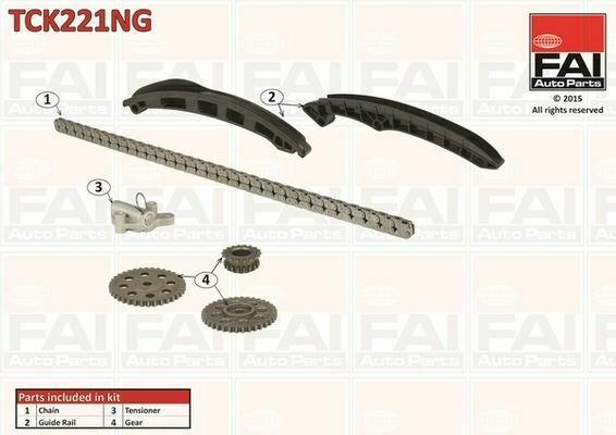 FAI AUTOPARTS TCK221NG Timing Chain Kit for VW