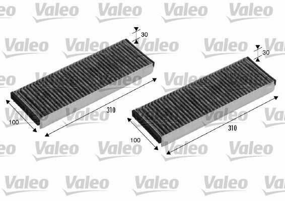 VALEO 715501 Filter, interior air for AUDI, LAMBORGHINI, VW
