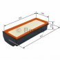 BOSCH F026400409 Air Filter for BMW