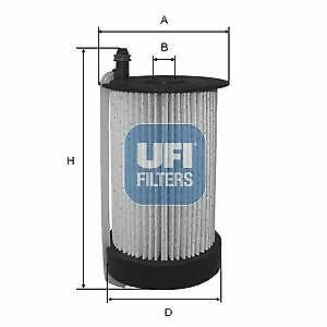 UFI 26.031.00 Fuel filter for SKODA, VW