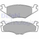 DELPHI LP421 Brake Pad Set, disc brake for SEAT, VW