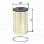 BOSCH 1457070008 Fuel filter for AUDI, SEAT, SKODA, VW