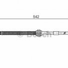 BOSCH 1987476325 Brake Hose for AUDI, PORSCHE, VW