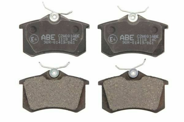 ABE C2W001ABE Brake Pad Set, disc brake for AUDI, CITRO&Atilde;�N, FIAT, FORD, LANCIA, P