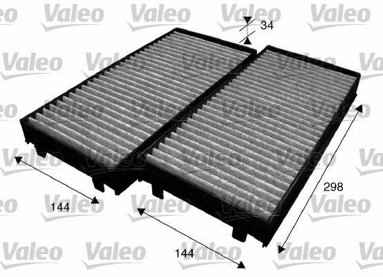 VALEO 715584 Filter, interior air for BMW