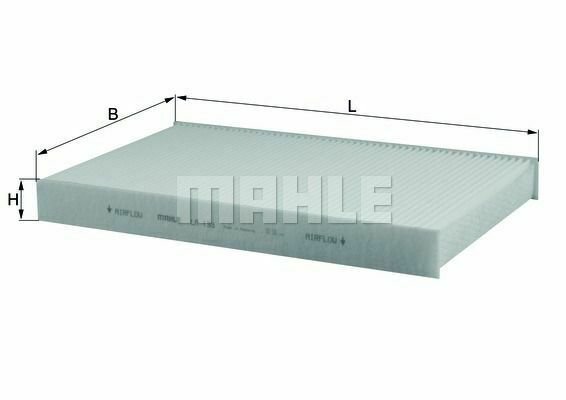 MAHLE LA 138 Filter, interior air for CITRO&Atilde;�N, DS, PEUGEOT