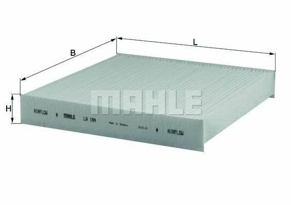 MAHLE LA 184 Filter, interior air for CITRO&Atilde;�N, PEUGEOT