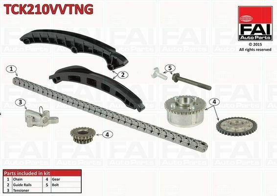 FAI AUTOPARTS TCK210VVTNG Timing Chain Kit for VW