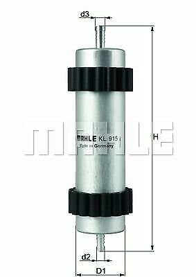 MAHLE KL 915 Fuel filter for AUDI