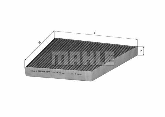 MAHLE LAK 156 Filter, interior air for MERCEDES-BENZ